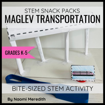 Preview of MagLev Train STEM Project | STEM Snack Packs