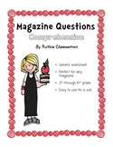 Magazine Comprehension Questions