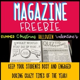 Magazine Freebie/Sampler for Big Kids