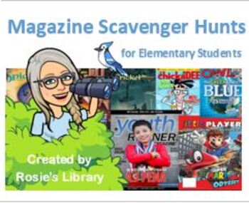Preview of Magazine Scavenger Hunt