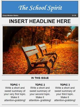 Magazine Template For Google Docs By Luke Gunkel TPT