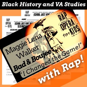 Preview of Maggie Walker Virginia Studies 9 Reading Passage Worksheets