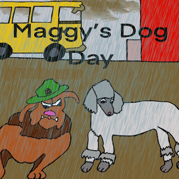Preview of Maggy's Dog Day Picture Book for Girls-Animal Adventure Picture Book