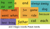 Magic 300 words Flash Cards
