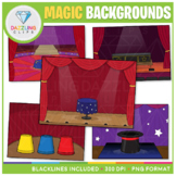 Magic Backgrounds Clip Art - For BOOM CARDS & POWERPOINT!