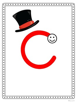 Magic C Letter Posters - Handwriting Without Tears Style by Middle of Lit