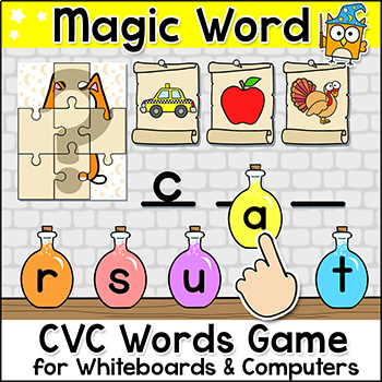 Preview of Beginning Sounds Word Builder CVC Game