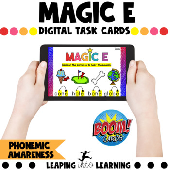 Preview of Magic E BOOM ™ Cards | Phonemic awareness