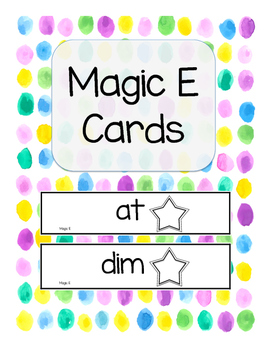 Preview of Magic E Cards