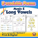 Magic E Decodable Readers Poems and Worksheets