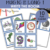 Magic E Long I Write the Room - Literacy Center - Writing 