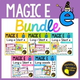 Magic E Long Vowel Games and Activities Bundle - Slient E 