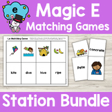 Magic E CVCE Matching Games Bundle | Center Stations 1st 2