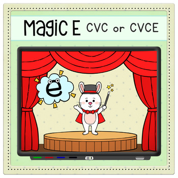 Preview of Magic E (Silent E, Super E) - CVCE or CVC | Science of Reading - Digital Game