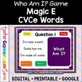 Magic E Who Am I Powerpoint Game - CVCe Words - Phonic Gam