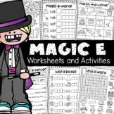 Magic E Worksheets and Centers - CVCE Activities