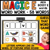 Magic E Word Work Game | Digital Word Work Early Finisher Game
