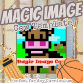 Magic Image Reveal Template-Cow