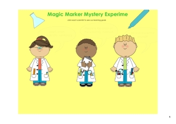 Preview of Magic Marker Mystery Scientific Method Activity