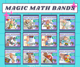 Magic Math Bands | GROWING BUNDLE | Math Fact Practice | P