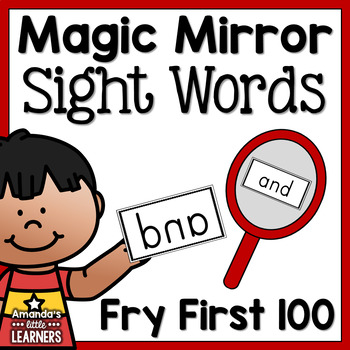 Preview of Sight Word Game - Magic Mirror Fry First 100
