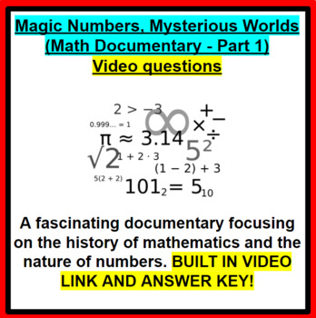 Preview of Magic Numbers Mysterious World of Maths Documentary Part 1 (GREAT SUB PLANS!)