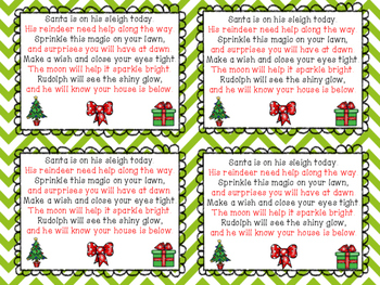Magic Reindeer Food Labels by Mrs Kinder | Teachers Pay Teachers