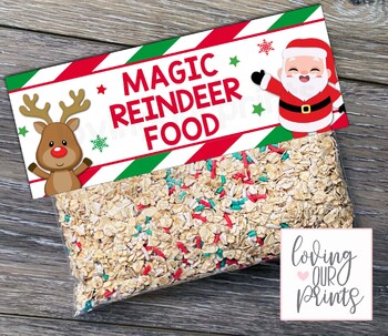 Magic Reindeer Food, Reindeer Food, Reindeer Food Poem, Christmas