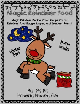 Preview of Magic Reindeer Recipe with Direction Cards
