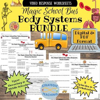 Preview of Magic School Bus: Body Systems BUNDLE