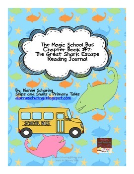 Preview of Magic School Bus Chapter Book #7: The Great Shark Escape Reading Journal