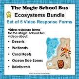Ecosystems Bundle Set of 5 Magic School Bus Video Response