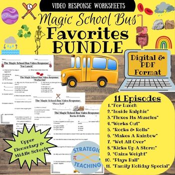 Preview of Magic School Bus: Favorite Episodes BUNDLE