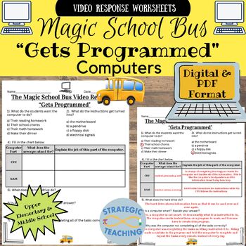 Preview of Magic School Bus: "Gets Programmed"- Computers- Video Response