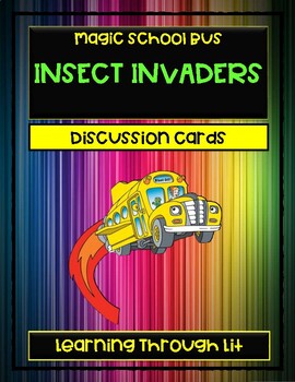 Preview of Magic School Bus INSECT INVADERS - Discussion Cards (Answer Key Included)