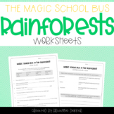Magic School Bus In The Rainforest - Ecosystems Worksheets