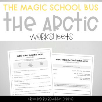Preview of Magic School Bus In the Arctic - Heat Worksheets