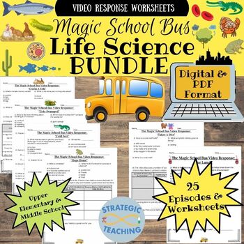 Preview of Magic School Bus: Life Science BUNDLE