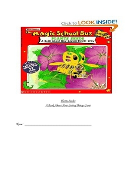 Preview of Magic School Bus: Plants Seeds "A Book About How Living Things Grow"