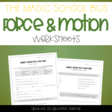 Magic School Bus Plays Ball - Force and Motion Worksheets