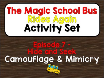 Preview of Magic School Bus Rides Again *Assessment Package* [Ep. 7: CAMOUFLAGE/MIMICRY]