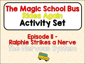 Preview of Magic School Bus Rides Again *Assessment Package* [Episode 11: NERVOUS SYSTEM]