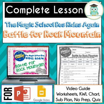 Preview of Magic School Bus Rides Again BATTLE FOR ROCK MOUNTAIN Video Guide ROCK CYCLE