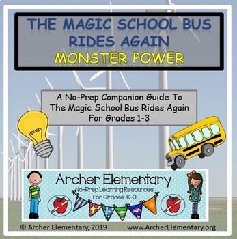 Preview of Magic School Bus Rides Again Monster Power: No-Prep Companion Guide