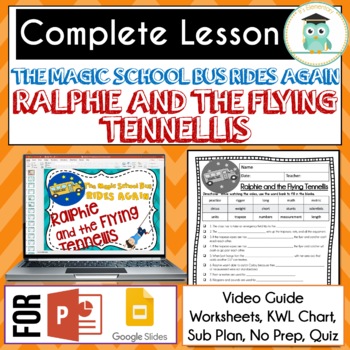 Preview of Magic School Bus Rides Again RALPIE AND THE FLYING TENNELLIS Video Guide MATH
