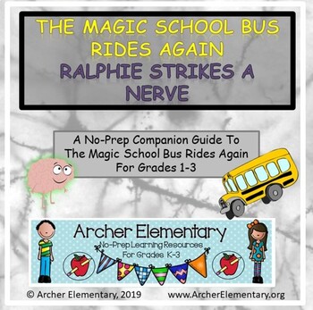 Preview of Magic School Bus Rides Again Ralphie Strikes A Nerve No-Prep Companion Guide
