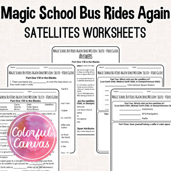 Preview of Magic School Bus Rides Again Space Mission: Selfie | Satellites Video Guide