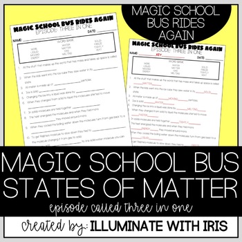 Preview of Magic School Bus Rides Again - States of Matter - Ep. Three in one