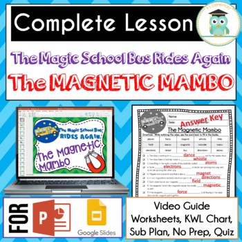 Preview of Magic School Bus Rides Again THE MAGNETIC MAMBO Video Guide MAGNETISM