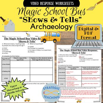 Preview of Magic School Bus: "Shows & Tells"- Archaeology- Video Response